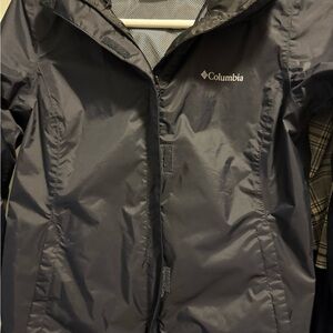 Columbia Black Rain Jacket